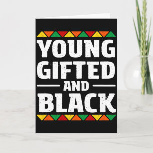 Ed Young Black Dashiki Afrikanischer Stolz Geschic Karte