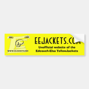 Edcouch-Elsa nicht offizielles Websitelogo Autoaufkleber