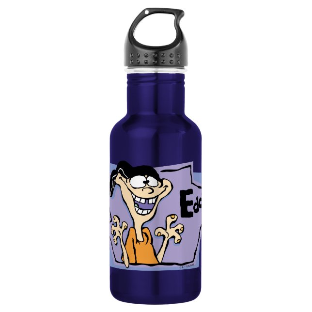 Edd Character Graphic Edelstahlflasche (Vorderseite)