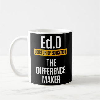 Edd Doctor of Bildung Maker Doctorate Abschluss Kaffeetasse