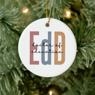 EdD Doktor der Bildung Abschluss Keramik Ornament