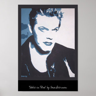 Eddie in blau poster