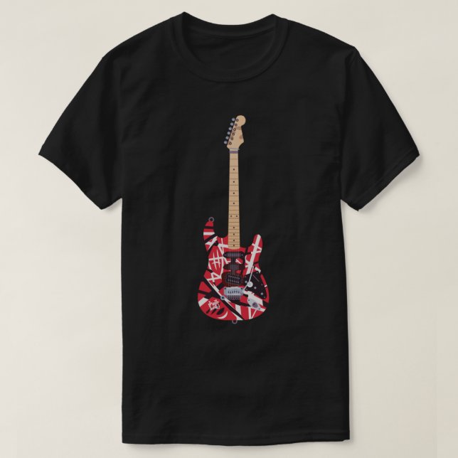 Eddie Van Halen Frankenstrat Magnet1 T-Shirt (Design vorne)
