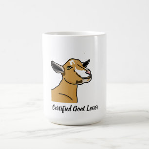 (Eddie) zugelassene Ziegen-Liebhaber-Tasse Kaffeetasse