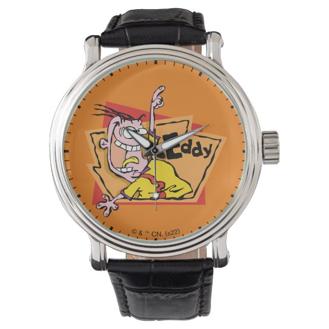Eddy Character Graphic Armbanduhr (Vorderseite)