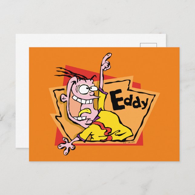 Eddy Character Graphic Postkarte (Vorne/Hinten)