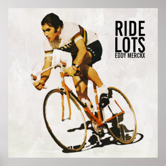 Eddy Merckx Motivierend Poster