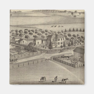 Eddy Stock farm & Residence, Benton Tp Magnet