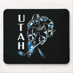 Eddy's Canyon Hockey Uni-Erwachsener Utah Hockey Mousepad