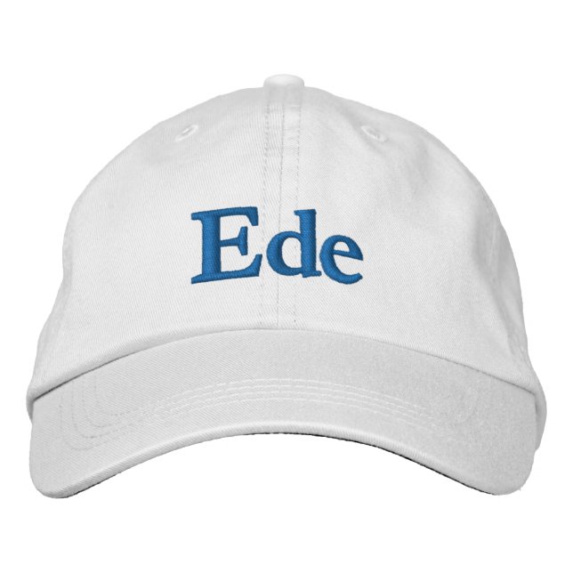 Ede bestickte Baseballkappe (Vorderseite)