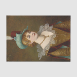 Edeldame (Noblewoman) von Moritz Stifter Seidenpapier