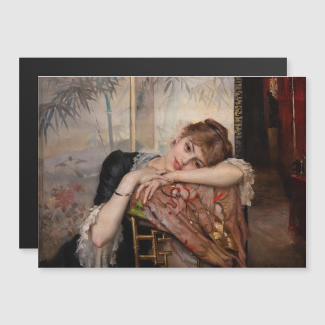 Edelfeel - Parisienne / Virginie Carte magnétique (Devant / Derrière)