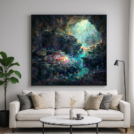 Edelhöhle - Naturschönheit Poster