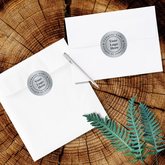 Edelmetallsilber Runder Aufkleber (Von Creator hochgeladen)