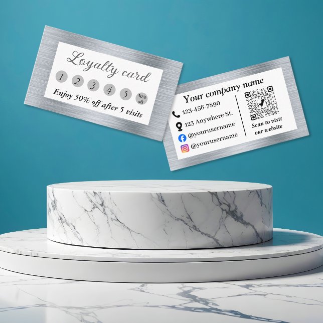 Edelmetallsilber Treuekarte (Von Creator hochgeladen)