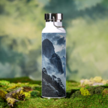 Edelstahl-Isolierwasserflasche mit nebliger 