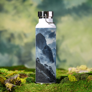 Edelstahl-Isolierwasserflasche mit nebliger Trinkflasche