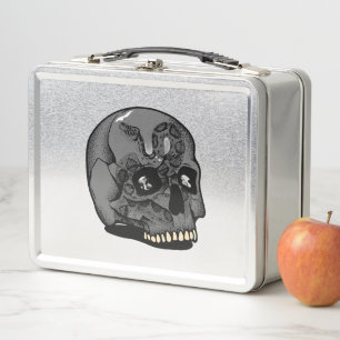 Edelstahl-Lunchbox Metall Brotdose