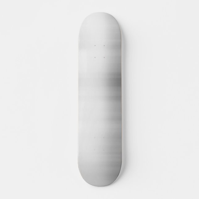 Edelstahl-Metallblick Skateboard (Vorne)