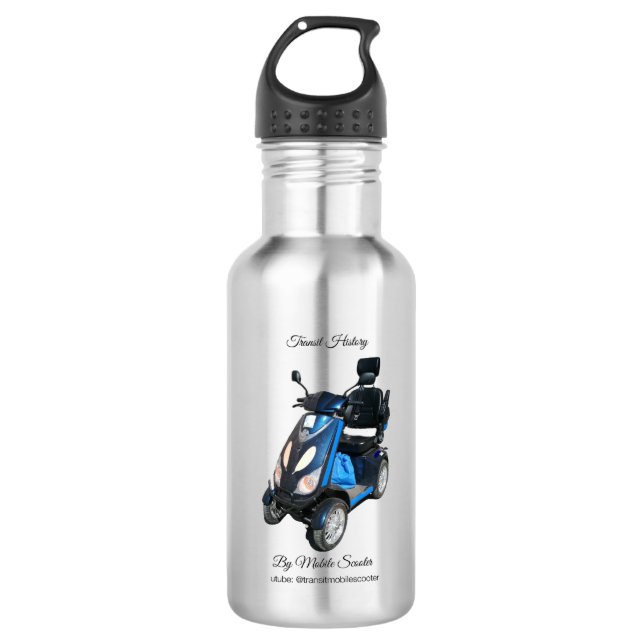 Edelstahl-Wasserflasche Edelstahlflasche (Vorderseite)