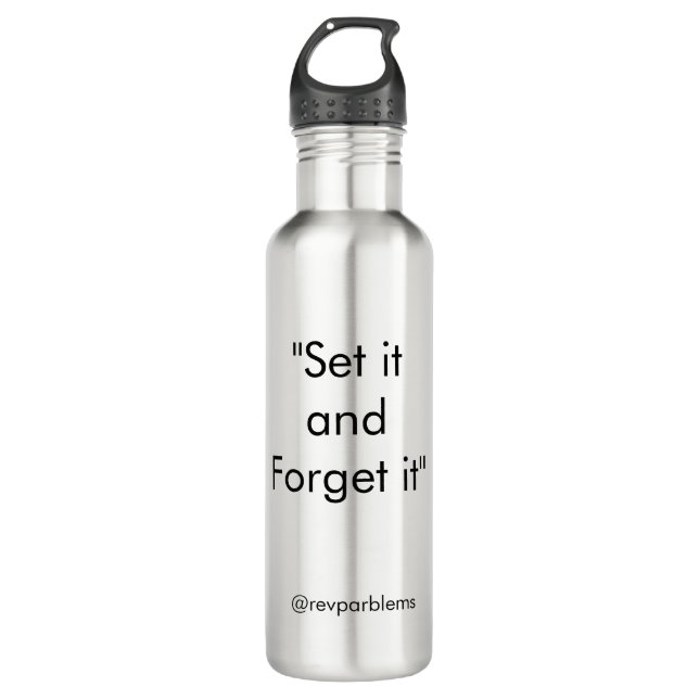 Edelstahlflasche (Vorderseite)