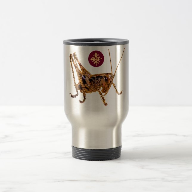 "Edelstahlkaffee Tassen-sumbol Einheit Reisebecher (Mittel)