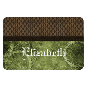 Edelstahlmatte, Premium Magnet, Grün Magnet