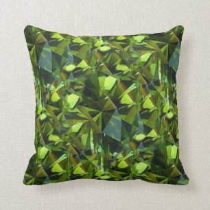 EDELSTEIN AUGUSTgrüner PERIDOT-BIRTHSTONE Kissen