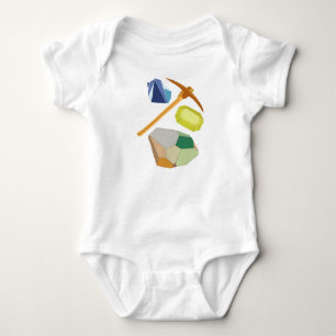 Edelstein-Bergbau Baby Strampler