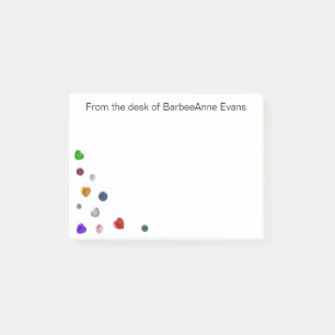 Edelstein-Gekritzel Post-it Klebezettel