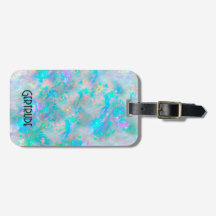 Edelstein Opal Gepäckmarke