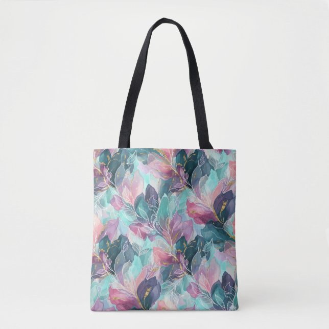 Edelstein-Ton-Blumen Tasche (Vorderseite)