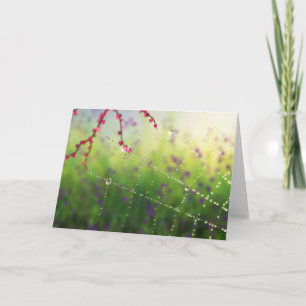 Edelsteine einer Frühjahrskarte Karte