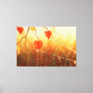 Edelsteine einer Herbstvormittagskanone drucken Leinwanddruck