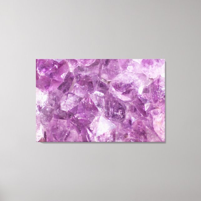 Edelsteine für die (Lein)Wand! Leinwanddruck (Vorderseite)