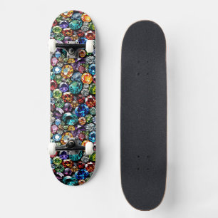 Edelsteine, Juwelen und Schmucksteine Skateboard