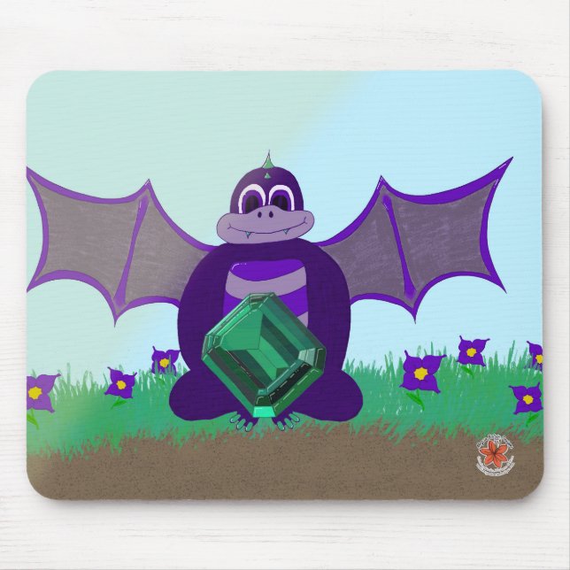 Edelsteine und Drachen Mai-Mauspad Mousepad (Vorne)
