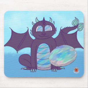 Edelsteine und Drachen Oktober-Mauspad Mousepad