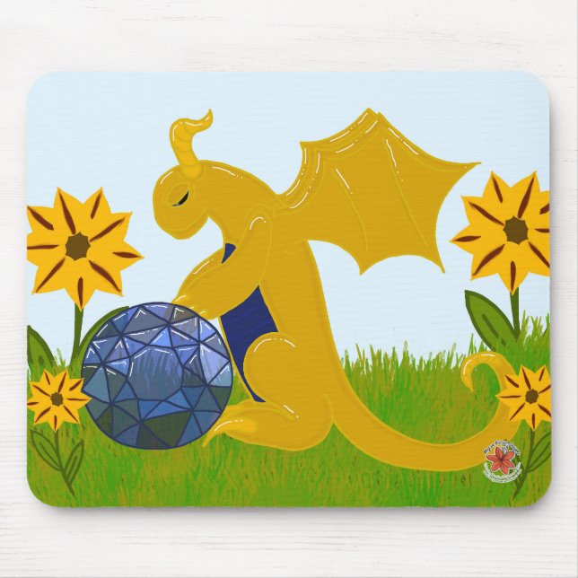 Edelsteine und Drachen September-Mauspad Mousepad (Vorne)