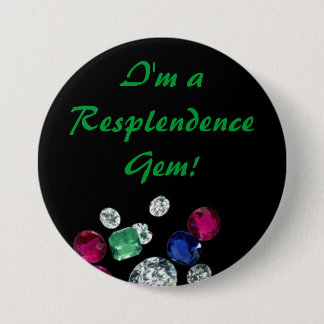 Edelsteinknopf Button