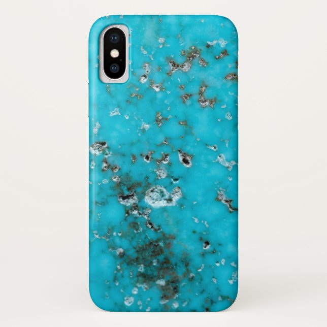 Edelsteinserie - Türkis Case-Mate iPhone Hülle (Rückseite)