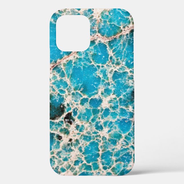 Edelsteinserie - Türkisübersicht Case-Mate iPhone Hülle (Rückseite)