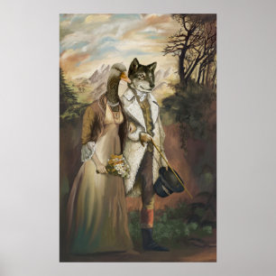 Edeltiere - Wolf in Schafsbekleidung Poster