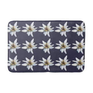 Edelweiss alpine Blume Badematte