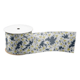 Edelweiss Alpine Wildblume Cotattcore Handwerk Satinband