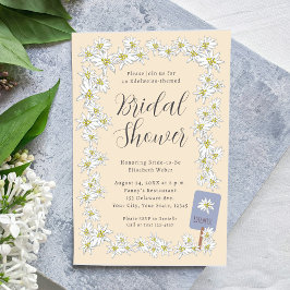 Edelweiss Alps Wildblume Champagne Brautparty Einladung