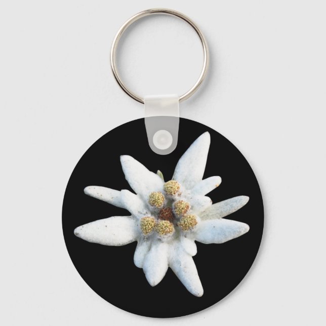 Edelweiss Bloom Schlüsselanhänger (Vorderseite)