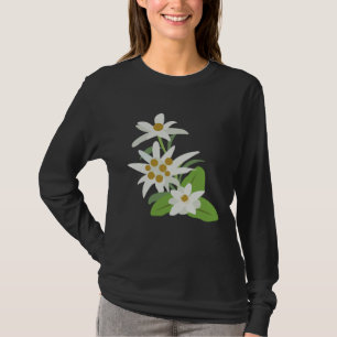 Edelweiß-Blume Bergblumen Schweiz Österreich T-Shirt