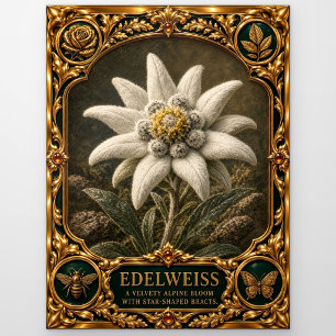 Edelweiß, Juwelen-Erbstück-Kunst Postkarte