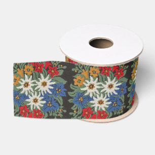Edelweiss Schweizer alpine Blume Ripsband
